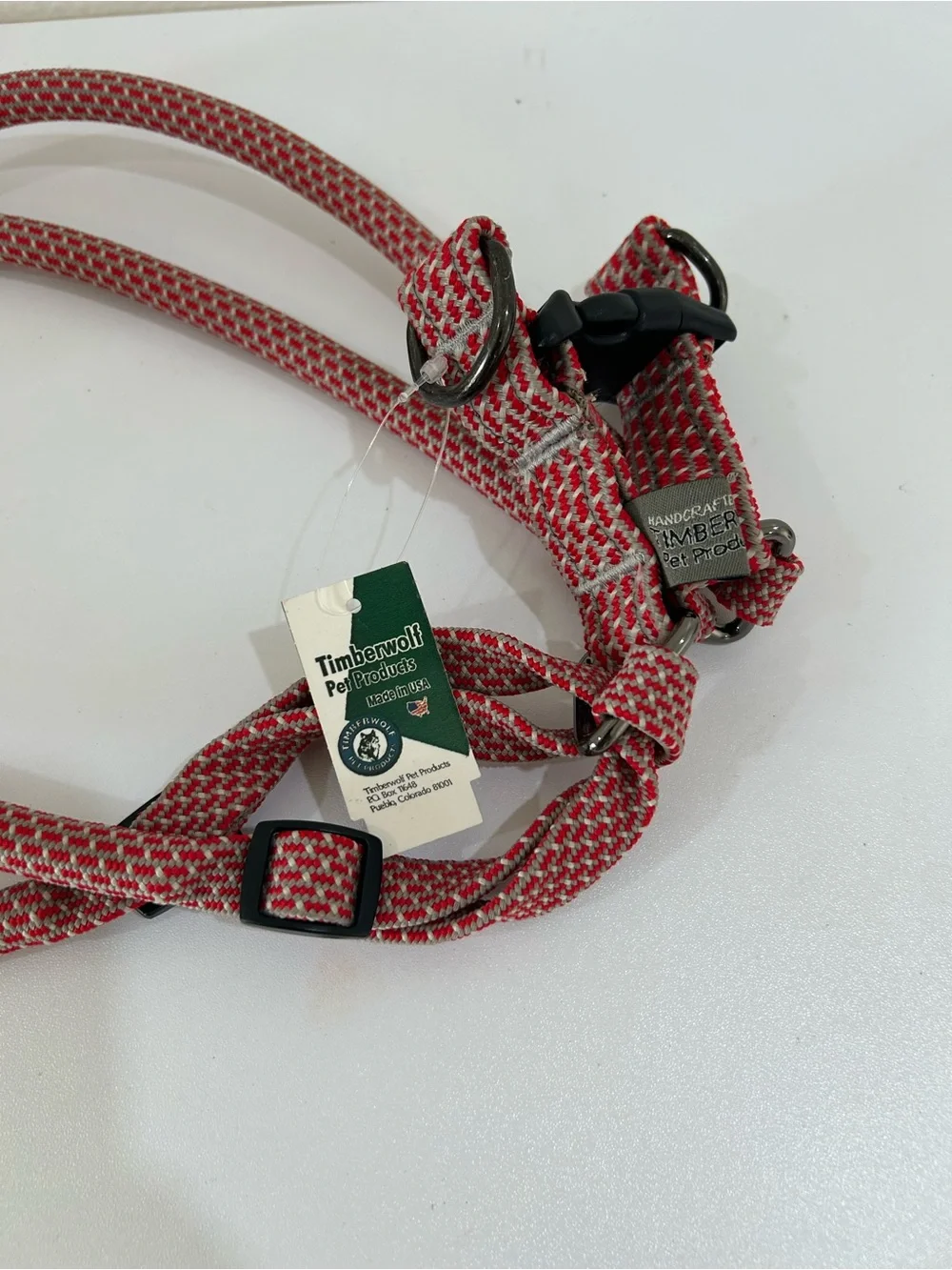 Timberwolf Pet Step in Rope  Adjustable Dog Harness